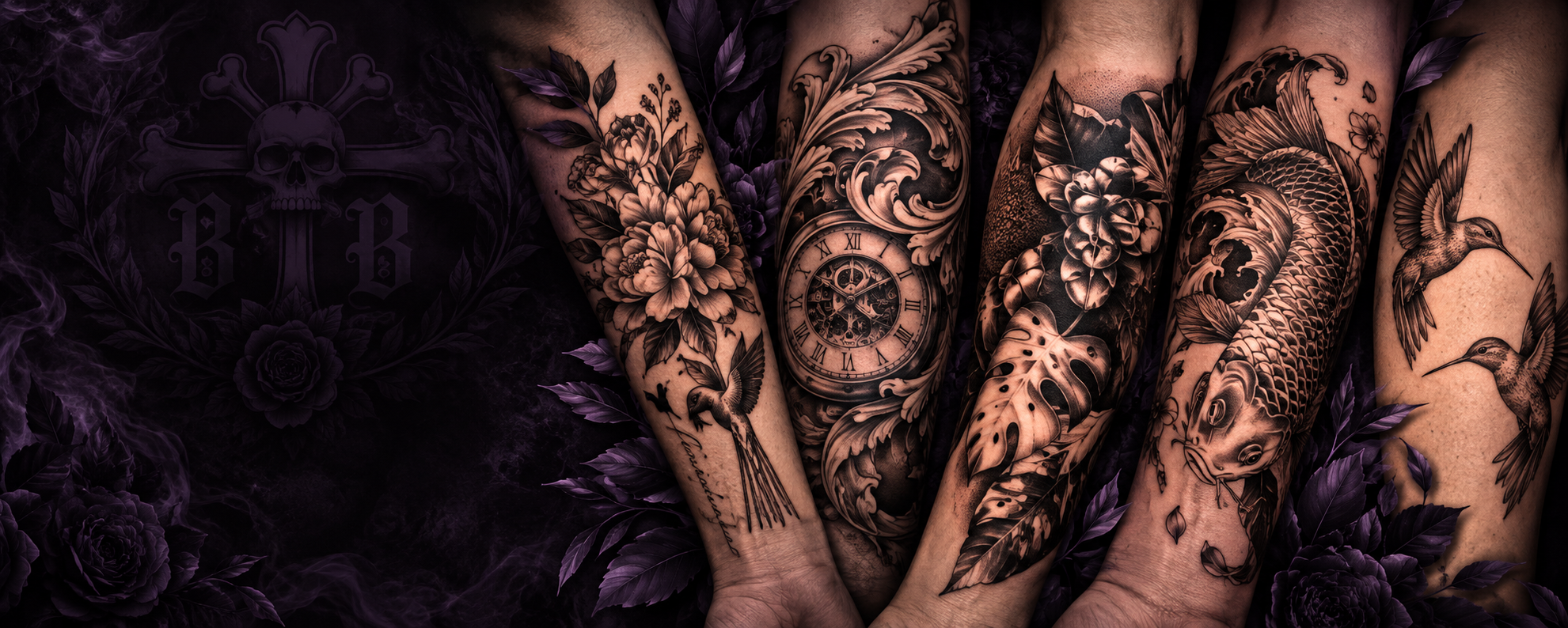 Bleached Bones tattoo artwork